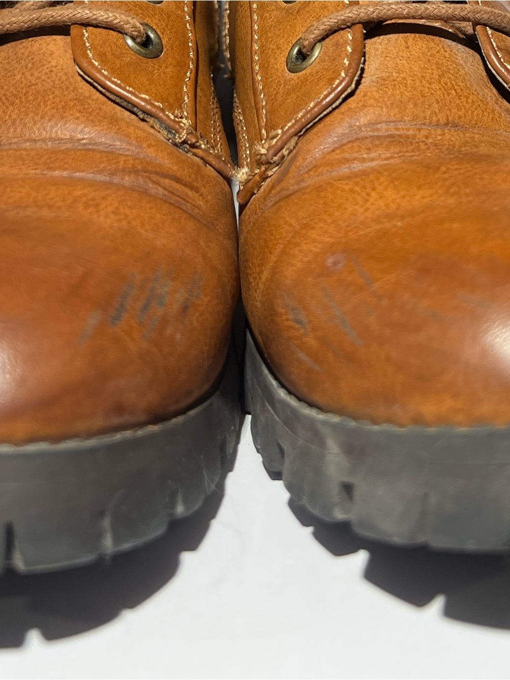 Faux Leather Lace-Up Combat Boots - (Women's Size 9 MED) - Picture 7 of 8